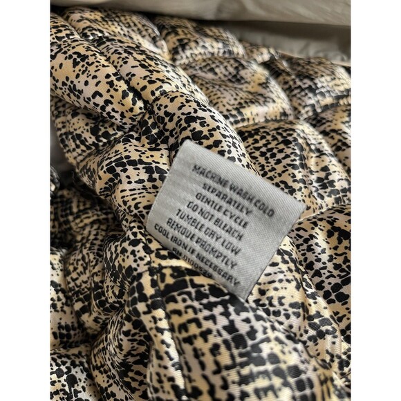 Steve Madden Women's Tan Tie Waist Button Coat Jacket Large - Picture 8 of 10